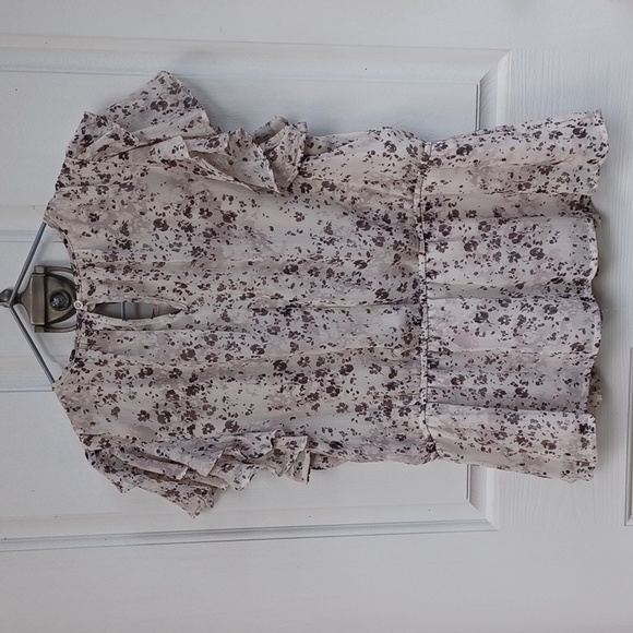 SIMPLY VERA Cap Sleeve Top Sz L - Picture 5 of 6